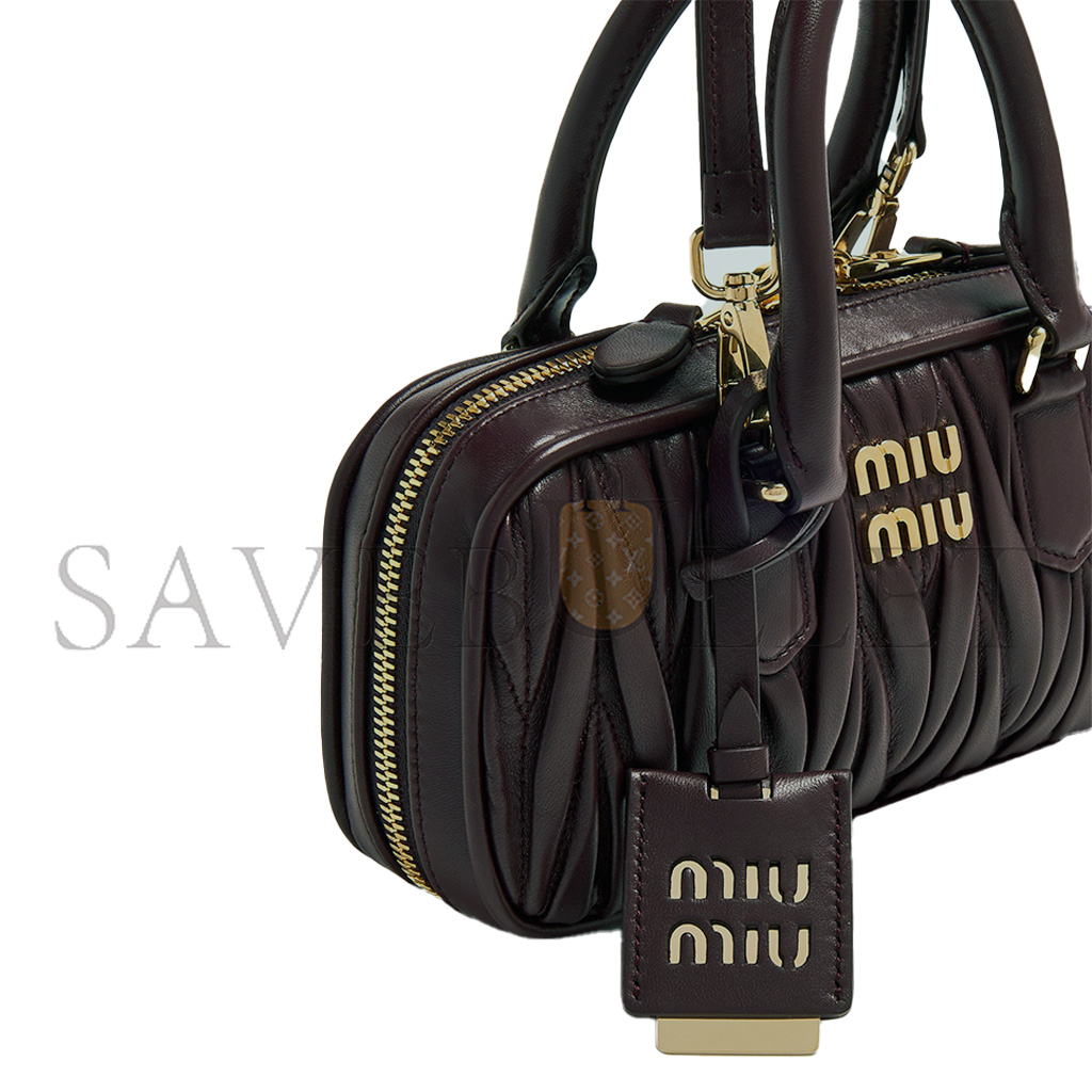 M1v M1v arcadie leather mini-bag 5bp088 (19*10*5cm)